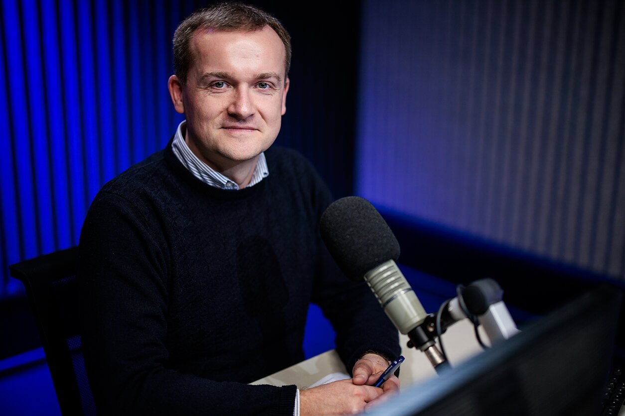 Radijo žurnalistas Paulius Šironas Radijo žurnalistas Paulius Šironas