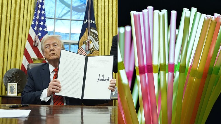 Įvertino Trumpo aktą dėl plastikinių šiaudelių: prieš žmogaus sveikatą nugalėjo pinigai