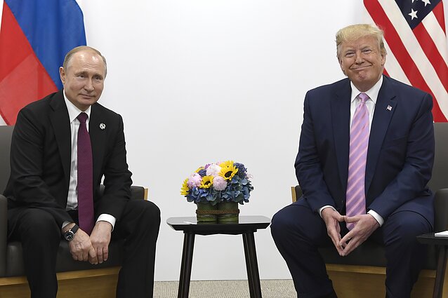 Vladimiras Putinas ir Donaldas Trumpas Vladimiras Putinas ir Donaldas Trumpas