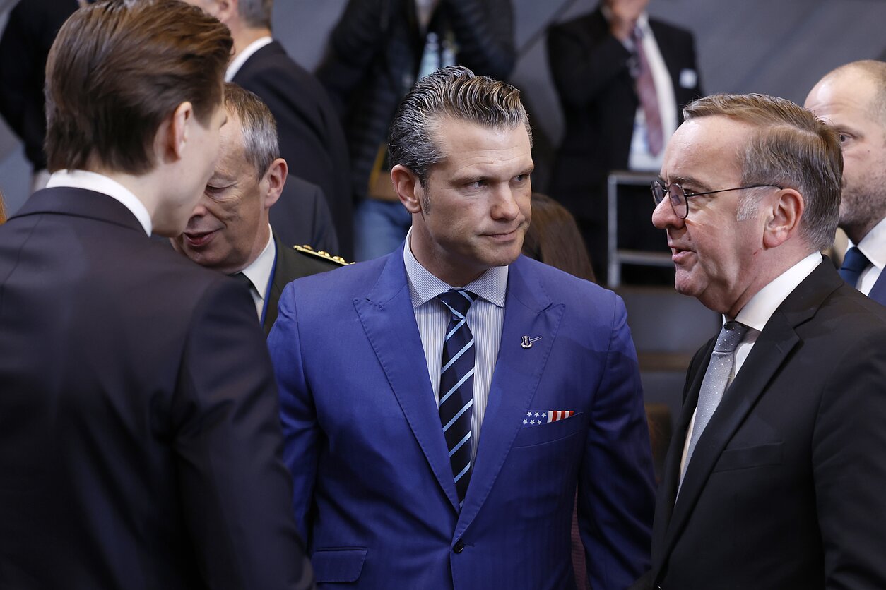 Pete'as Hegsethas ir Borisas Pistoriusas
