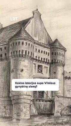 Kokios istorijos supa Vilniaus gynybinę sieną?