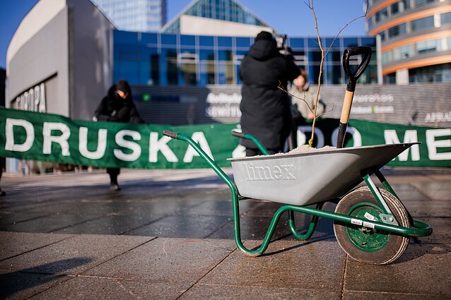 Piketas prie Vilniaus m. savivaldybės dėl perteklinio druskos naudojimo prižiūrint gatves Piketas prie Vilniaus m. savivaldybės dėl perteklinio druskos naudojimo prižiūrint gatves