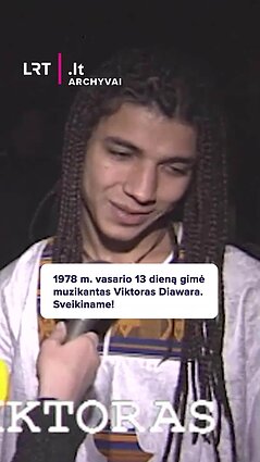 1978 m. vasario 13 dieną gimė muzikantas Viktoras Diawara. Sveikiname!