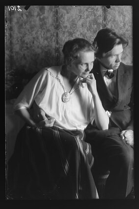 Antanas Ingelevičius su žmona Arija Olga. 1923 m. 