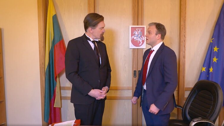 Dviračio žinios. Smetona Paluckui: tu mane erzini dar labiau negu Kazys Grinius!