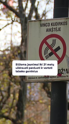 Ar reikia uždrausti jaunimui iki 21 metų parduoti ir vartoti tabako gaminius?