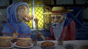 Kadras iš „Hansanova“ klipo