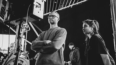 Domas Petronis klipo filmavimo aikštelėje Domas Petronis klipo filmavimo aikštelėje