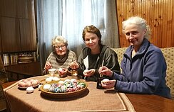 Margučių marginimas vašku Alytaus apylinkėse