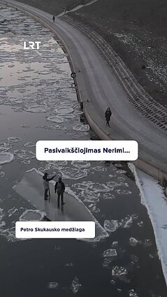 Specialistai įspėja apie nesaugų ledą: lipti dar tikrai per anksti