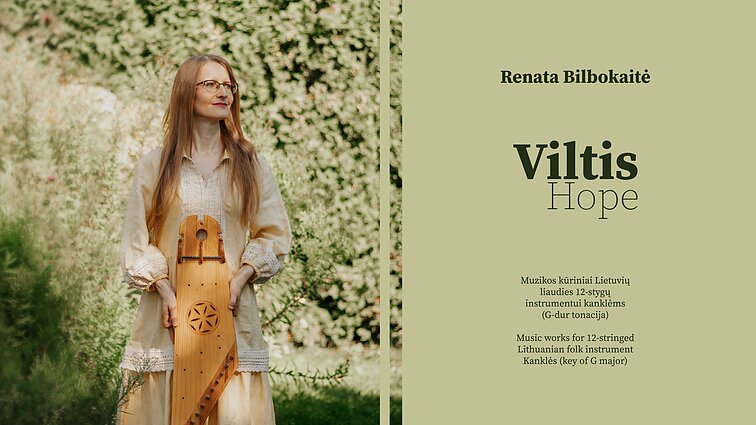 Profesorė R. Bilbokaitė išleido pirmąjį kanklių muzikos albumą „Viltis“