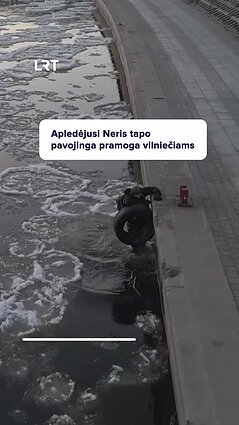 Ugniagesys įspėja apie nesaugų ledą: lipančius ant upių surandam tik pavasarį