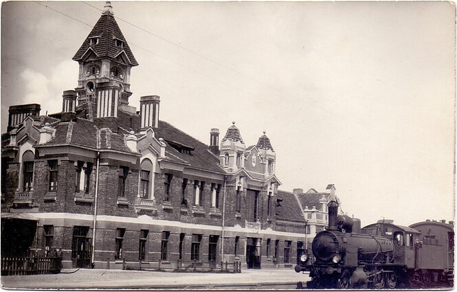 Marijampolė Railway Station in ~1940