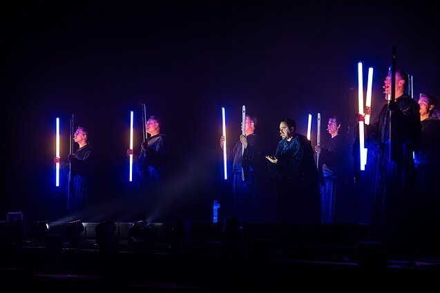 „Gregorian“ koncerto akimirka