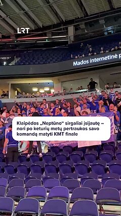 KMT rungtynių pusfinalyje nerimsta Klaipėdos „Neptūno“ sirgaliai