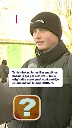 Originalūs atsakymai 2005 m. „Klausimėlio“ laidoje