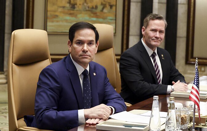 Marco Rubio derybose Saudo Arabijoje Marco Rubio derybose Saudo Arabijoje