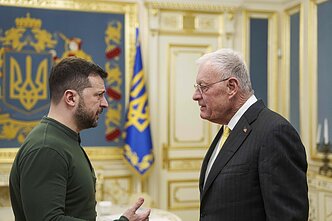 Volodymyras Zelenskis, Keithas Kelloggas Volodymyras Zelenskis, Keithas Kelloggas