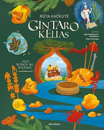 Knygos „Gintaro kelias“ viršelis Knygos „Gintaro kelias“ viršelis