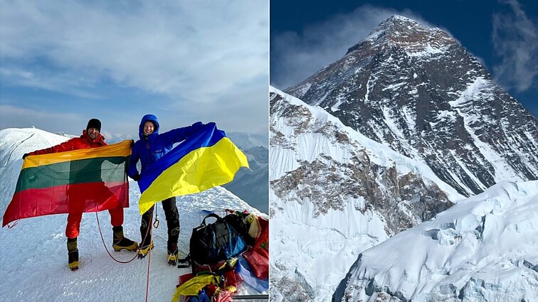 Pakeliui į Everesto viršukalnę meilę atradęs alpinistas: atšiaurios sąlygos sujungia