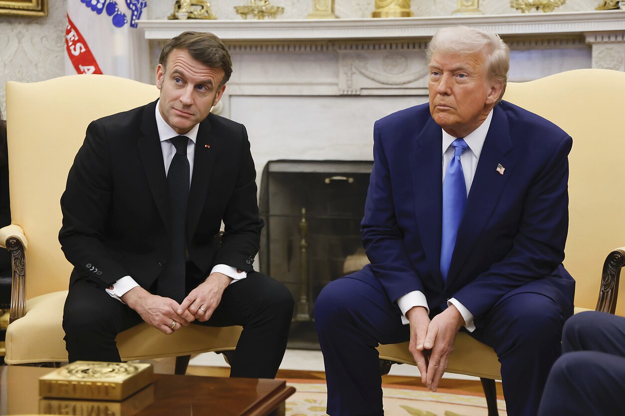 Emmanuelis Macronas, Donaldas Trumpas