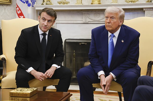 Emmanuelis Macronas, Donaldas Trumpas