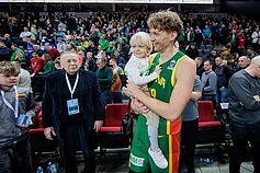 Mindaugas Kuzminskas, Europos krepšinio čempionato atranka: Lietuva – Estija