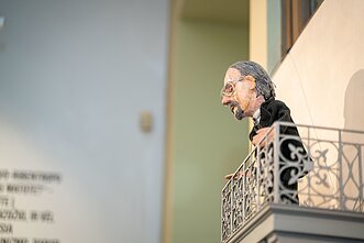 L. Kreivytės kuruotos parodos Lietuvos nacionalinio muziejaus Signatarų namuose „Laisvės siekis kaip žaidimas-įvykis“ fragmentas