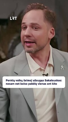 Sakalauskas apie santykius su broliais: nesuprantu kaip kiti broliai mušasi