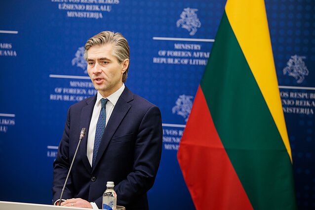 Budrys apie karą Ukrainoje: joks popierius nesustabdys pakartotinės Rusijos agresijos