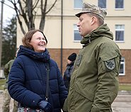 5-ojo Bazinio komendantinių vienetų karių rengimo kurso baigimo ir priesaikos ceremonija Alytuje