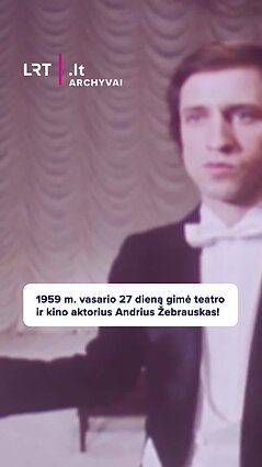 1959 m. vasario 27 dieną gimė teatro ir kino aktorius Andrius Žebrauskas!