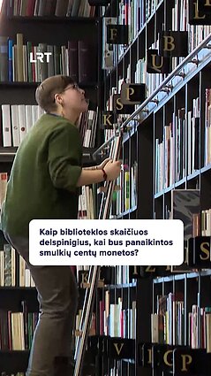 Kaip delspinigius skaičiuos bibliotekininkai, kai bus panaikintos smulkios monetos?