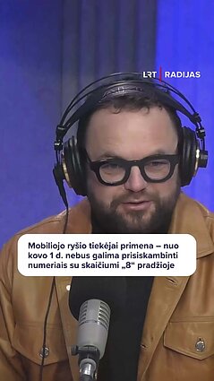 „Telia“ atstovas apie numerių keitimą: problemų gali kilti dėl organizacijų sistemų