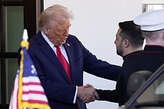 Donaldas Trumpas ir Volodymyras Zelenskis Donaldas Trumpas ir Volodymyras Zelenskis