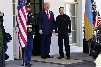 Donaldas Trumpas ir Volodymyras Zelenskis Donaldas Trumpas ir Volodymyras Zelenskis