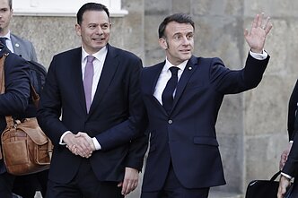 Luisas Montenegro ir Emmanuelis Macronas