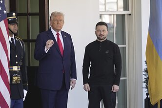 Donaldas Trumpas ir Vodolymyras Zelenskis