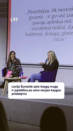 Kaip Lavija Šurnaitė jaučiasi po savo naujos knygos pristatymo?