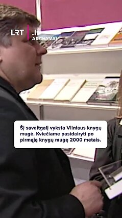 Kviečiame pasidairyti po pirmąją knygų mugę 2000 metais