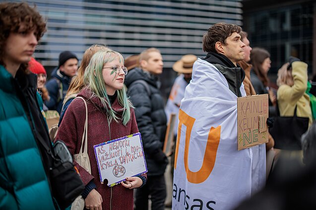 Sostinėje – antras protestas prieš autobusų bilietų branginimą