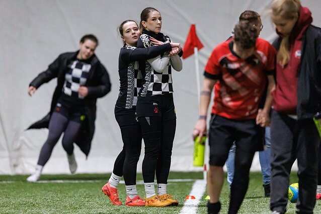 Vilniuje praūžė tarptautinis moterų regbio-7 turnyras: vyravo šaltis ir kieta kova