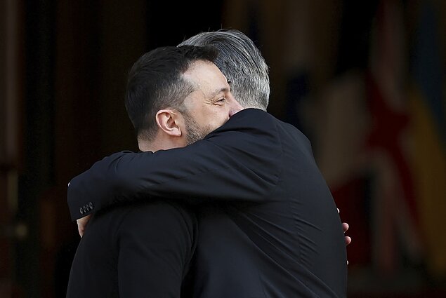 V. Zelenskis ir K. Starmeris