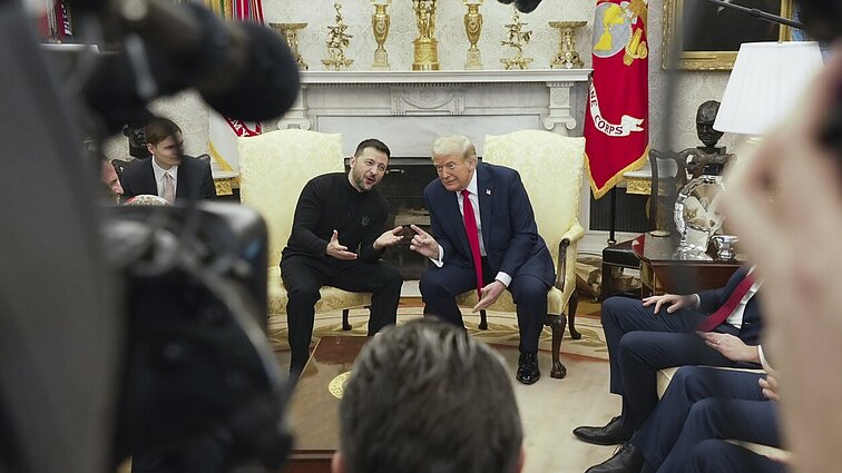 Susitikimas, virtęs šou: apžvalgininkai mano, kad Ukraina Trumpui – kliūtis