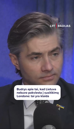 Ten turėjome dalyvauti ir ateityje turėsime dalyvauti: Budrys po Londono susitikimo