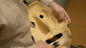 Tautodailininko Sauliaus Tamulio kaukės