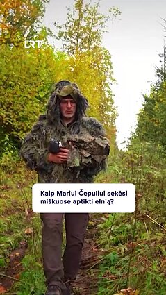 Kaip Mariui Čepuliui sekėsi užfiksuoti miško karalių?