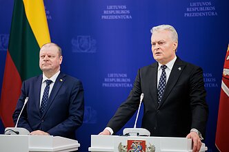 Saulius Skvernelis ir Gitanas Nausėda