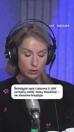 Šešelgytė: dabar diplomatija kaip vaikščiojimas po minų lauką