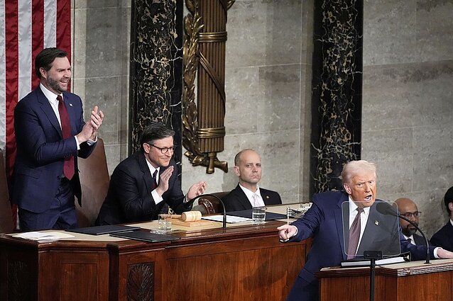 Trumpo kalbą įvertinęs Janeliūnas: didžioji dalis amerikiečių patenkinti šia kalba
